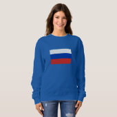 Vlag van Rusland Trui (Voorkant volledig)
