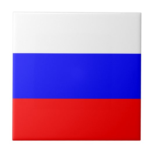 Vlag van Russisch keramisch schildpad Tegeltje (Voorkant)