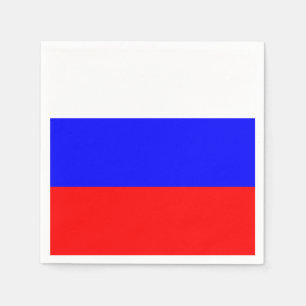 Vlag van Russisch papier Napkins Servetten