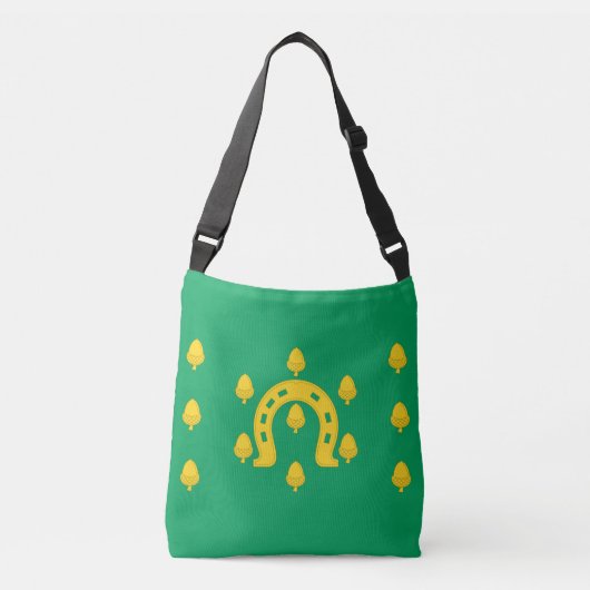 Vlag van Rutland Crossbody Bag Tas (Voorkant)