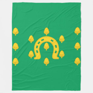 Vlag van Rutland Fleece Blanket