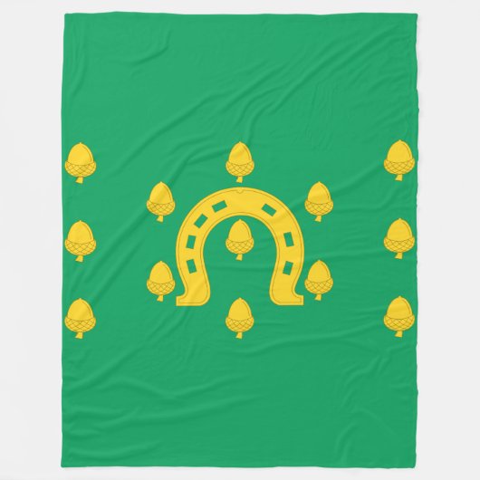 Vlag van Rutland Fleece Blanket Deken (Voorkant)