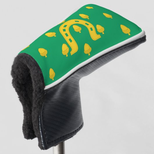 Vlag van Rutland Golf Head Hoesje Golfheadcover (3/4 voorkant)