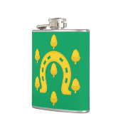 Vlag van Rutland Hip Flask Heupfles (Links)