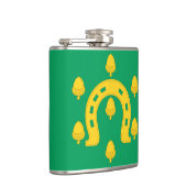 Vlag van Rutland Hip Flask Heupfles (Rechts)