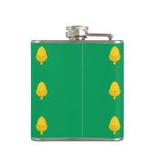 Vlag van Rutland Hip Flask Heupfles (Achterkant)