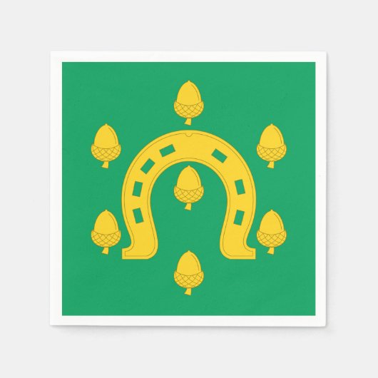 Vlag van Rutland Napkins Servet (Voorkant)