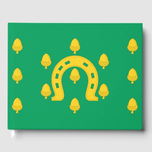 Vlag van Rutland (provincie VK) Gastenboek (Voorkant)