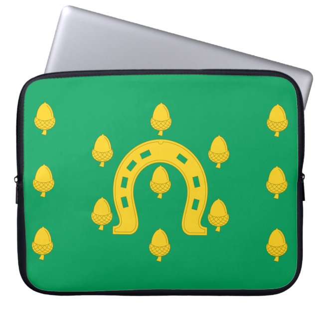Vlag van Rutland (provincie VK) Laptop Sleeve (Voorkant)