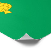 Vlag van Rutland (provincie VK) Poster (Hoek)