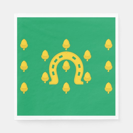 Vlag van Rutland (provincie VK) Servet (Voorkant)