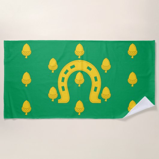 Vlag van Rutland (provincie VK) Strandlaken (Voorkant)