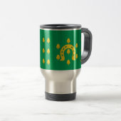 Vlag van Rutland Travel Mug Reisbeker (Voorkant rechts)