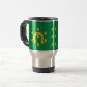 Vlag van Rutland Travel Mug Reisbeker (Voorkant links)