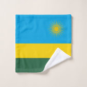 Vlag van Rwanda Bad Handdoek (Wasdoekje)
