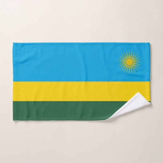 Vlag van Rwanda Bad Handdoek (Handdoek)