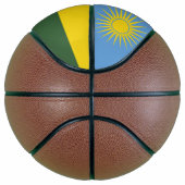 Vlag van Rwanda Basketbal (Rechts)