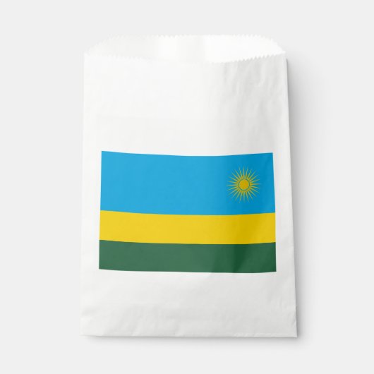 Vlag van Rwanda Bedankzakje (Voorkant)