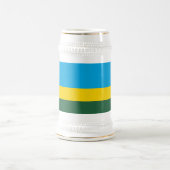 Vlag van Rwanda Bierpul (Center)