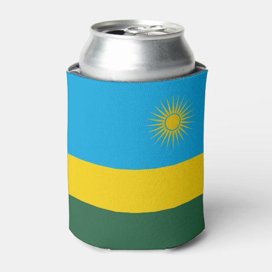 Vlag van Rwanda Blikjeskoeler (Blikje Voorkant)