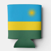 Vlag van Rwanda Blikjeskoeler (Achterkant)