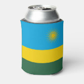 Vlag van Rwanda Blikjeskoeler (Blikje Achterkant)