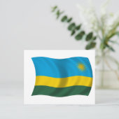Vlag van Rwanda Briefkaart (Staand voorkant)