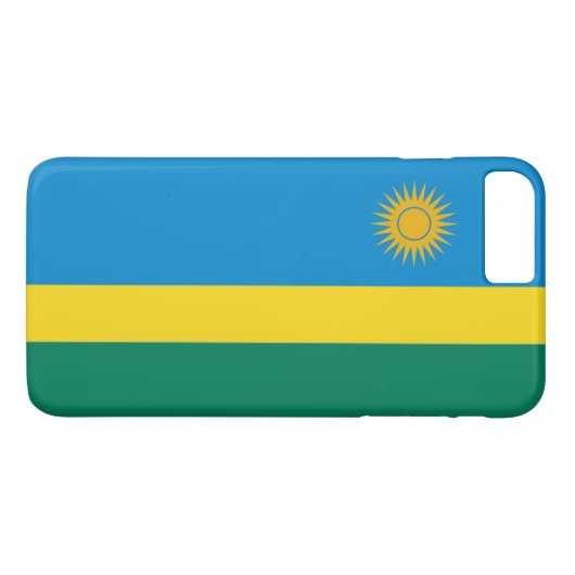 Vlag van Rwanda Case-Mate iPhone Case (Achterkant (Horizontaal))