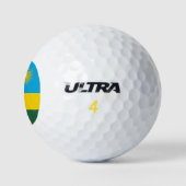 Vlag van Rwanda Golfballen (Logo)