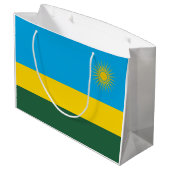 Vlag van Rwanda Groot Cadeauzakje (Achterkant Gekanteld)