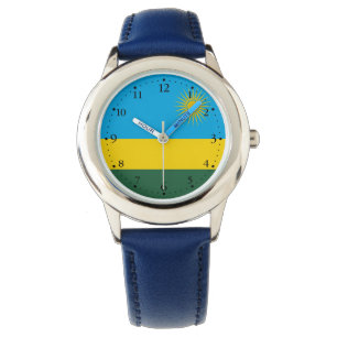 Vlag van Rwanda Horloge