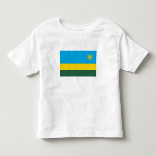 Vlag van Rwanda Kinder Shirts (Voorkant)