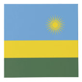 Vlag van Rwanda Kubus (Rechts)