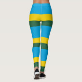 Vlag van Rwanda Leggings (Achterkant)