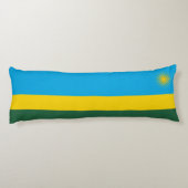 Vlag van Rwanda Lichaamskussen (Achterkant)