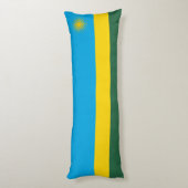 Vlag van Rwanda Lichaamskussen (Achterkant (Verticaal))