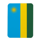 Vlag van Rwanda Magneet (Verticaal)
