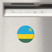 Vlag van Rwanda Magneet (Insitu (Vaatwasser))