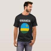 Vlag van Rwanda Modern T-shirt (Voorkant volledig)
