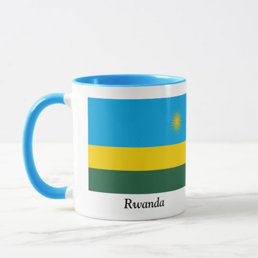 Vlag van Rwanda Mok (Links)
