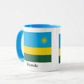 Vlag van Rwanda Mok (Voorkant links)