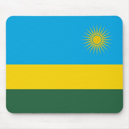 Vlag van Rwanda Muismat (Voorkant)