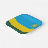 Vlag van Rwanda Papieren Bordje (Gebogen)