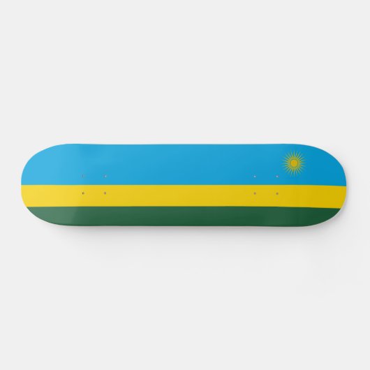 Vlag van Rwanda Persoonlijk Skateboard (Horizontaal)