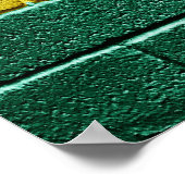 Vlag van Rwanda Poster (Hoek)