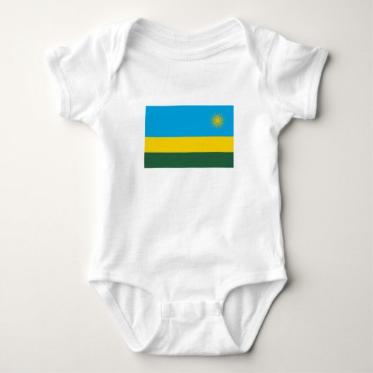 Vlag van Rwanda Romper (Voorkant)