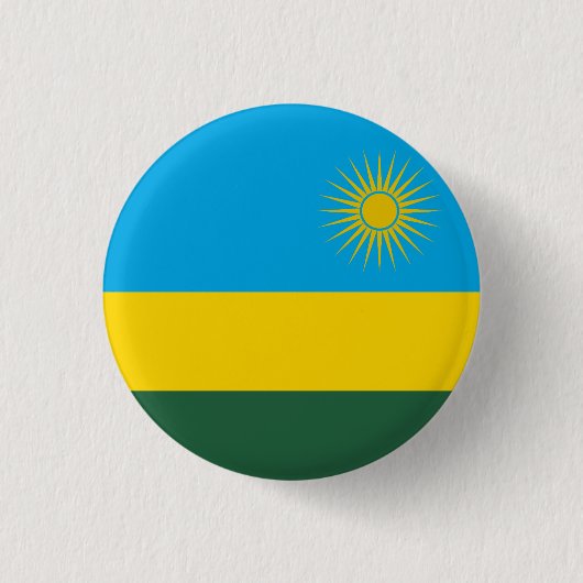Vlag van Rwanda Ronde Button 3,2 Cm (Voorkant)