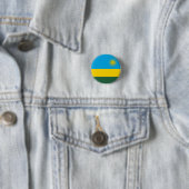 Vlag van Rwanda Ronde Button 3,2 Cm (In situ)