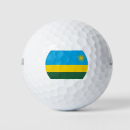 Vlag van Rwanda (Rwanda) (Afrikaans Land) Golfballen
