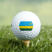 Vlag van Rwanda (Rwanda) (Afrikaans Land) Golfballen (Insitu Shirt)